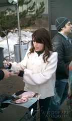 signing photo
