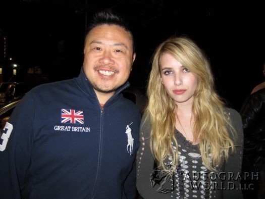 Emma Roberts autograph