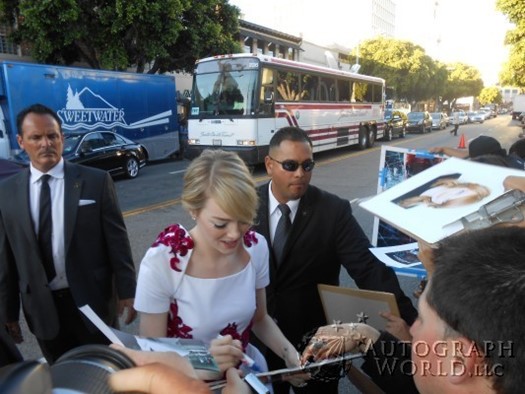 Emma Stone autograph