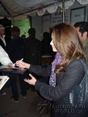 signing photo