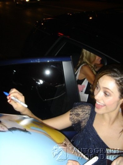 Emmy Rossum autograph