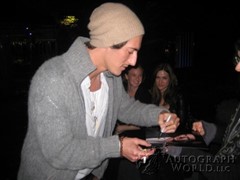 signing photo