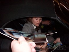signing photo