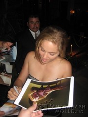 signing photo