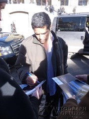 signing photo