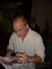 signing photo