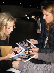 signing photo
