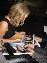 signing photo