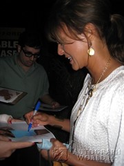signing photo