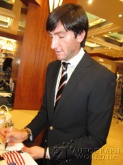 signing photo