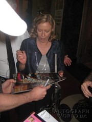 signing photo