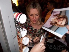 signing photo