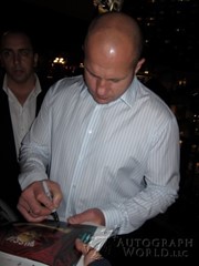 signing photo