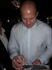 signing photo