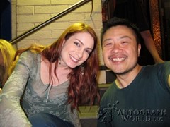 signing photo