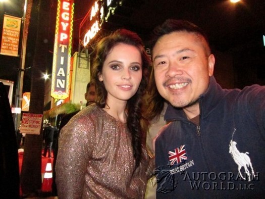 Felicity Jones autograph