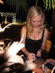 signing photo