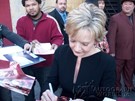 Florence Henderson signing proof