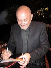 signing photo