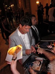 signing photo