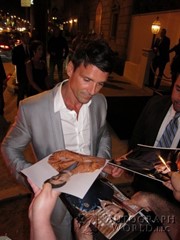 signing photo