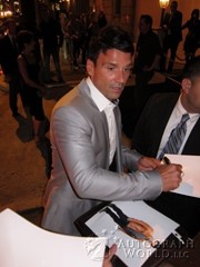 signing photo