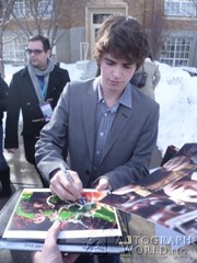 signing photo