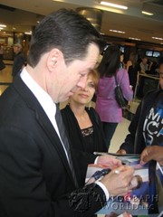 signing photo