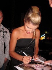 signing photo