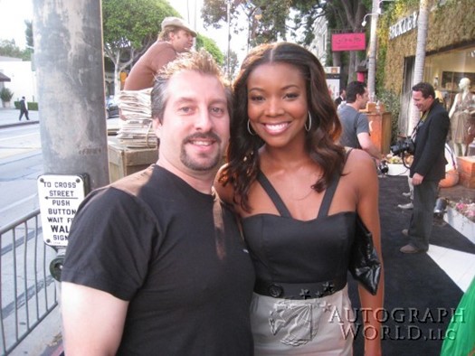 Gabrielle Union autograph