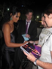 signing photo