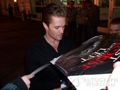 signing photo