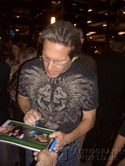 signing photo