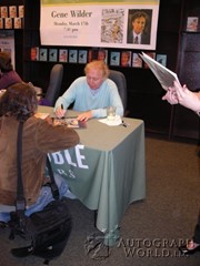 signing photo
