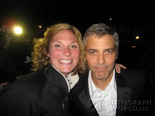 George Clooney autograph