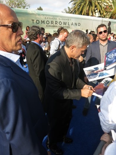 George Clooney autograph
