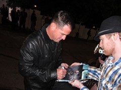 signing photo