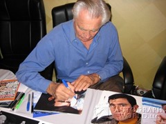 signing photo