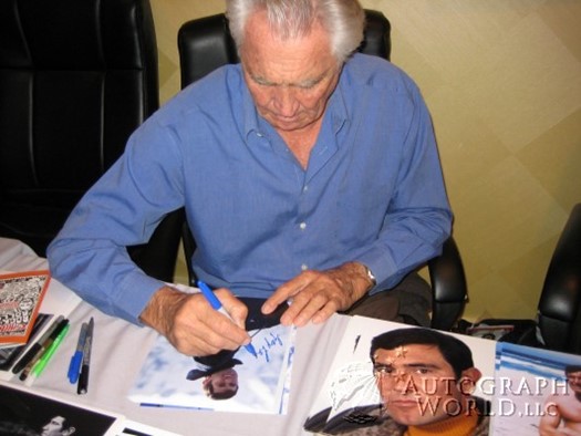 George Lazenby autograph