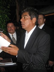 signing photo