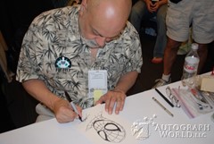 signing photo