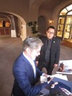Geraldo Rivera signing proof