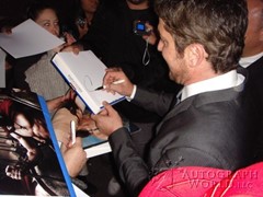 signing photo