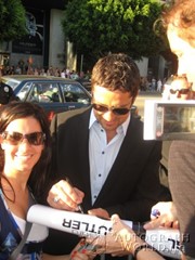 signing photo