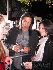signing photo