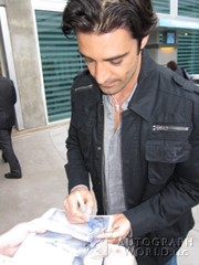 signing photo