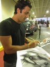 Gilles Marini signing proof