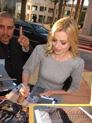 signing photo