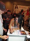 Gina Valentina signing proof
