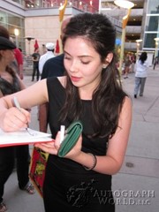 signing photo